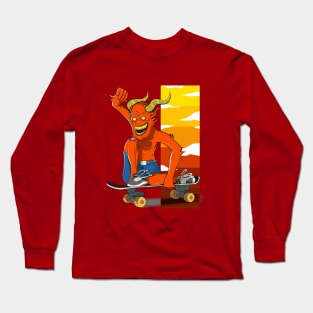 Skate Devil Long Sleeve T-Shirt